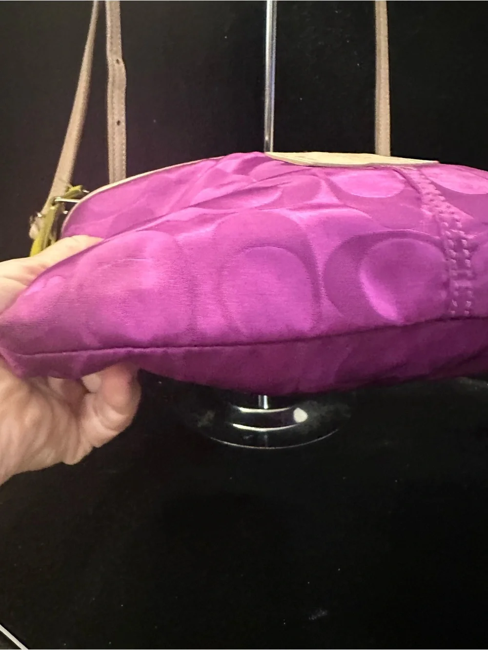 Coach #178 Legacy Weekend Colorblock Signature Nylon Hippie Crossbody